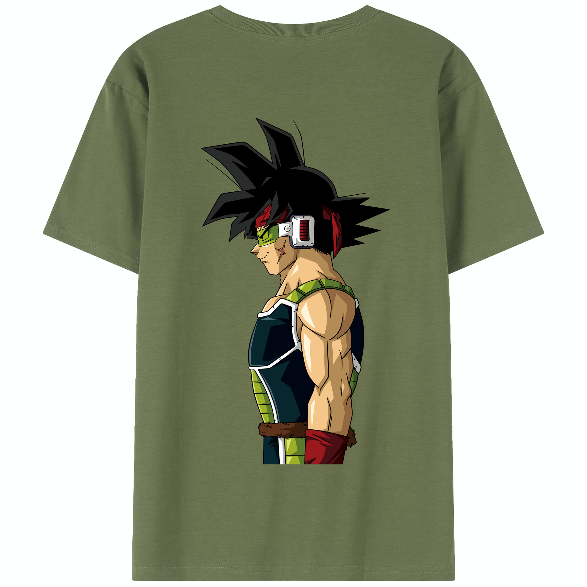 （画像用） ドラゴンボール バーダック DRAGON BALL Burdock 綿100％半袖Tシャツ（背面プリント）
